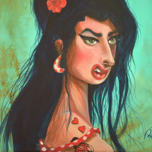 18. Amy Winehause cartoon