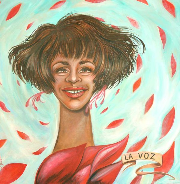 15. Whitney Houston Illustration